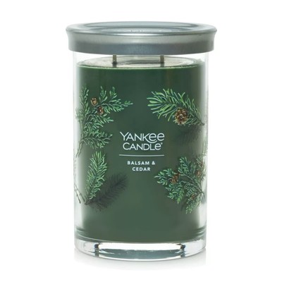20oz Signature Large Tumbler Candle Balsam & Cedar - Yankee Candle