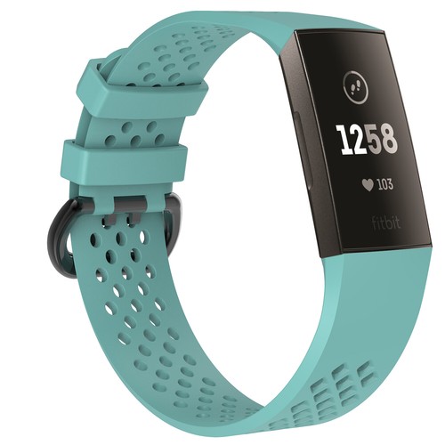 For Fitbit Charge 3 4 Strap Sports Replacement Wristband Silicone Buckle Band - Picture 43 of 45