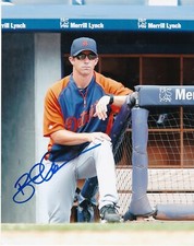 BRAD AUSMUS   DETROIT TIGERS   ACTION SIGNED 8x10