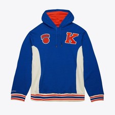 Men's New York Knicks Mitchell  Ness Team Legacy French Terry Hoodie 110 NWT