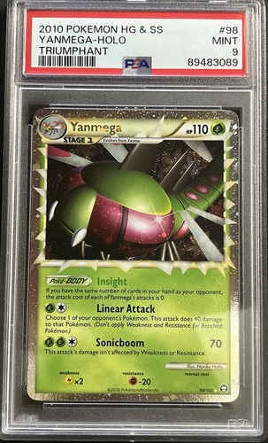 Yanmega graded PSA 9 for sale on eBay