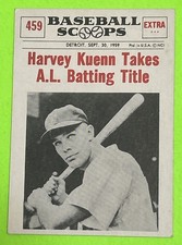 1961 Nu-Card Scoops #459 Harvey Kuenn Detroit Tigers - EXCELLENT