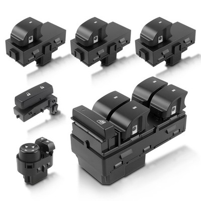 6pcs Power Window Master Drivers Control Switch 25789692 Full Set For GMC Chevy