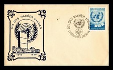 Dr Jim Stamps Brazil FDC United Nations Day 15th Anniversary of UN 1960