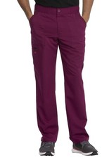 Dickies Men's Scrub Mid Rise Pants, DK220T, Size: M Tall, Wine
