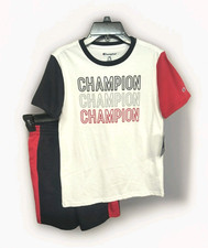 Nwt Boys Champion 2 Piece Shirt and Short Active Set Size Small 8