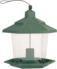 Earth Smart Petite Ecozebo Bird Feeder Green 2.5 Pounds
