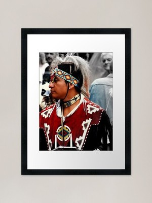 Pan Pipe Player 2 gerahmter Kunstdruck gerahmt Wandbild Poster Leinwanddruck Bild
