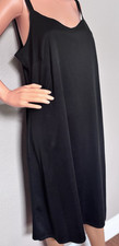 Lane Bryant Women’s 18 Black Slip Dress Plus Size Sleeveless V Neck Midi Dress