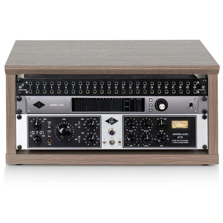 19"-Rack Gator Frameworks Desktop 4U Studio Rack Grey PA Equipment Case Rack NEU - Bild 2 von 4