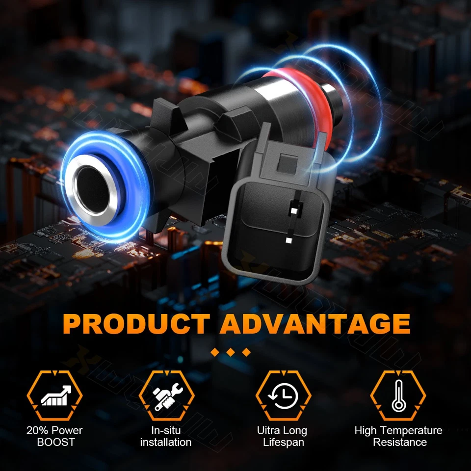 Juego de 6 actualizaciones de inyector de combustible genuino para Ram Promaster 1500 2014-2017 3,6 L V6 Foto 2 de 4