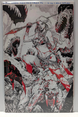 MARVEL ZOMBIES BLACK WHITE & BLOOD 4 1:100 JOSHUA CASSA VIRGIN VARIANT NM SHANNA