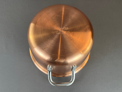 Calphalon Tri-Clad Copper Stainless 6 Qt Stock Pot #8706 No Lid | eBay