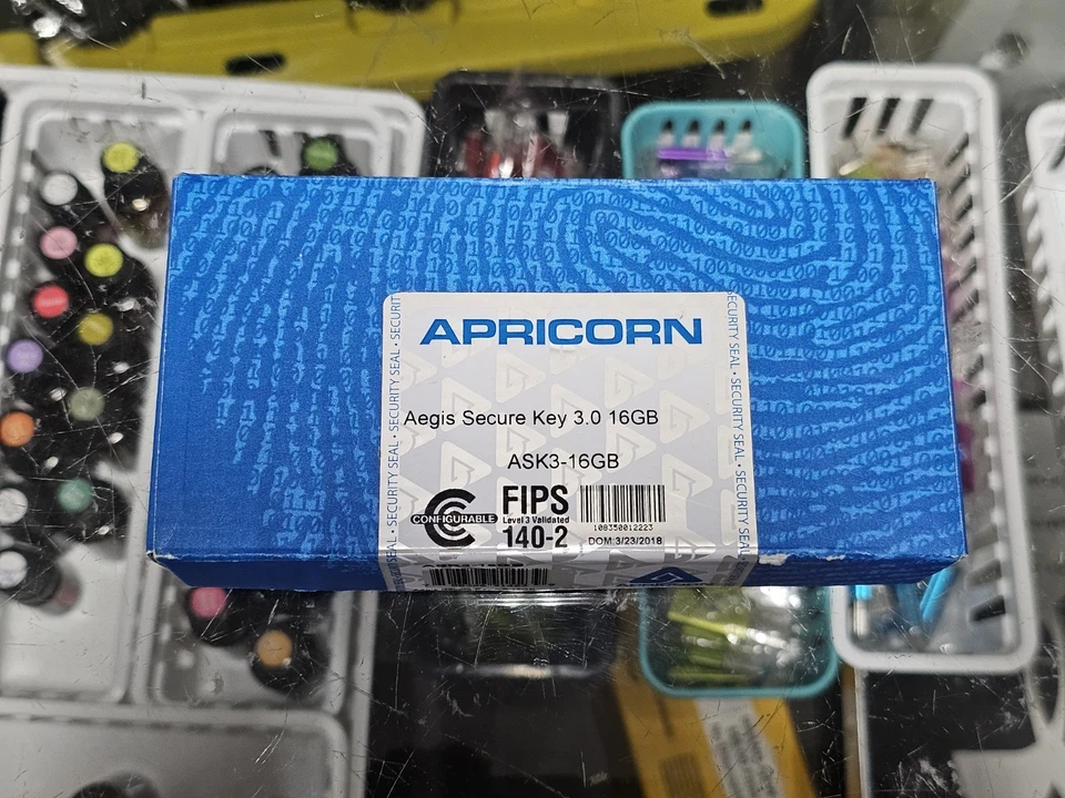 Apricorn 16GB Aegis Secure Key USB 3.0 Flash Drive Most Secure Storage Drive DOD - Image 2 of 4