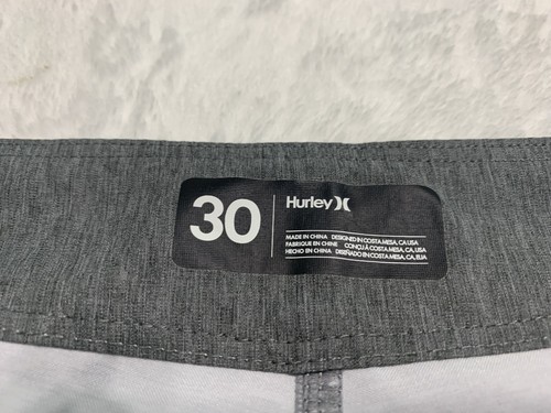 Hurley Board Shorts Mens 30 Gray Swim Trunks Quick Dry Stretch Surf Skate Beach - Bild 3 von 7