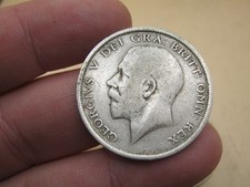 COINS BULLION - Pre 1920 HALF CROWN 1919  King George V - 925 Silver - BAG #1