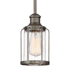 Designers Fountain Anson Mini Pendant in Satin Copper Bronze - 91330-SCB