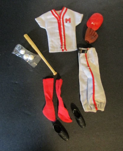 Vtg 1963 Barbie KEN Play Ball #792 Baseball Player MINT & Comp BASEBALLS NRFP
