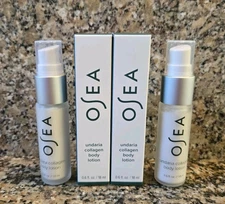 2x Osea Undaria Collagen Body Lotion 0.6 Oz Each Mini/Travel Sz Hyaluronic Acid