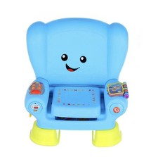 Fisher-Price Laugh  Learn Smart Stages Chair: Fun Toddler Learning Toy, Blue