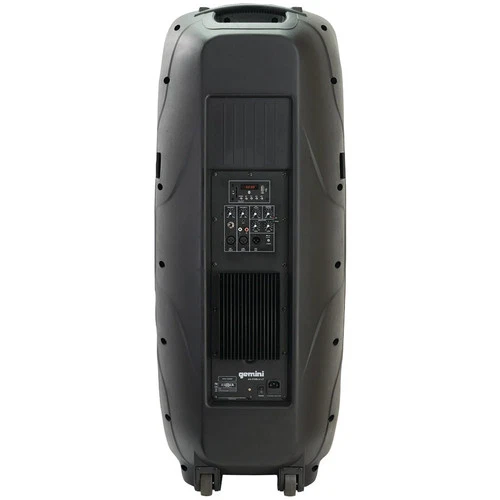 Gemini AS-215BLU-LT Dual 15" LED Bluetooth Powered Speaker