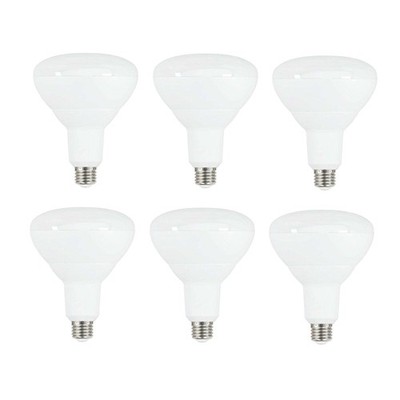 Maximus 15W Dimmable BR40 LED Bulb, 526 Base, 25,000-Hour Lifespan (Pack of 6)