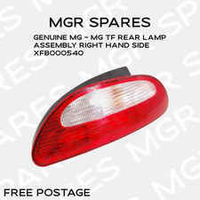 NEW Genuine MG MGTF TF Rear Lamp Assembly Right Hand Side - XFB000540