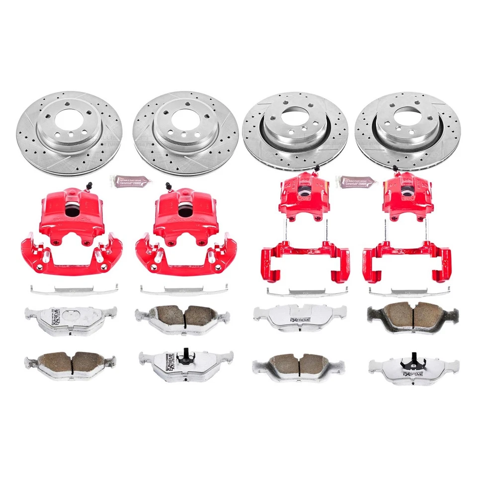 PowerStop KC871-26 Brake Kit For BMW 325Ci 2001-2006 Front Rear Foto 2 de 4