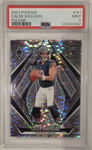 2024 PANINI PHOENIX PULSAR #151 CALEB WILLIAMS ROOKIE  /200 PSA 9 Bears