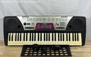 Yamaha PSR 172 61 Key Portable Electronic Keyboard with Power Adapter and Pedal