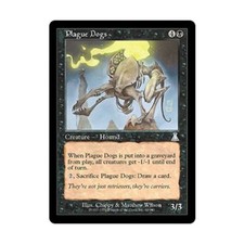 WotC MtG Urza's Destiny Plague Dogs (U) (Foil) Fair