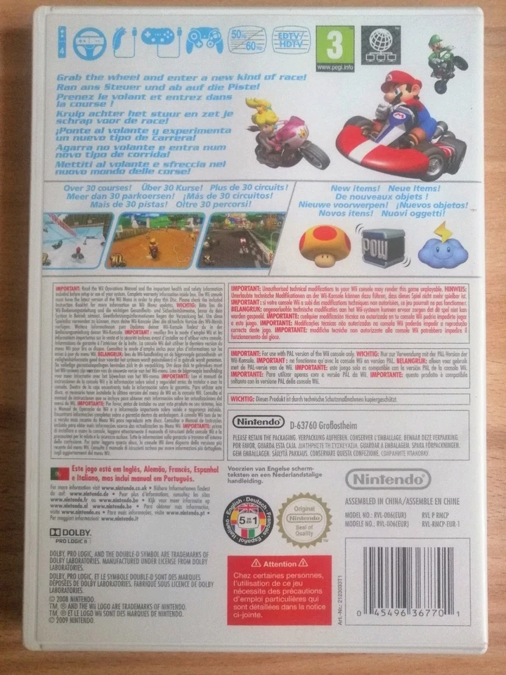 Mario Kart Wii (Nintendo Wii, 2008) - CIB with Manual - Imagen 2 de 4