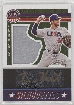 2023 USA Baseball Stars & Stripes Jerseys Black Gold 28/90 Tanner Hall Auto 11el