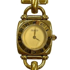 Gucci Horsebit 6300L Ladies Quartz Gold Dial Watch Accessories