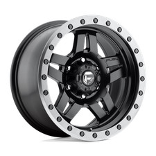 18x8 Fuel D557 Anza Matte Black Wheels 5x110 (27mm) Set of 4