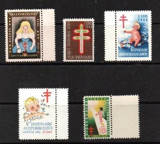 Undated selection of Anti-Tuberculosis Health Related Cinderella's (C355)