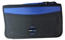CD Projects Case Logic Cd Book 52 Disc Holder Blue Black Excellent Condition Zip