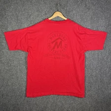 Vintage Marlboro Shirt Mens XL Red 90s Country Store Pocket Tee USA Cowboy West