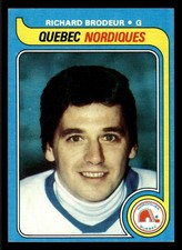 1979-80 Topps Richard Brodeur #176 - Quebec Nordiques - EX