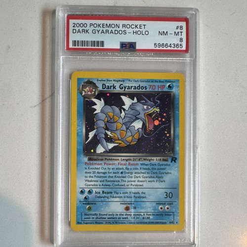 Dark Gyarados (Unlimited) graded PSA 8 for sale on eBay