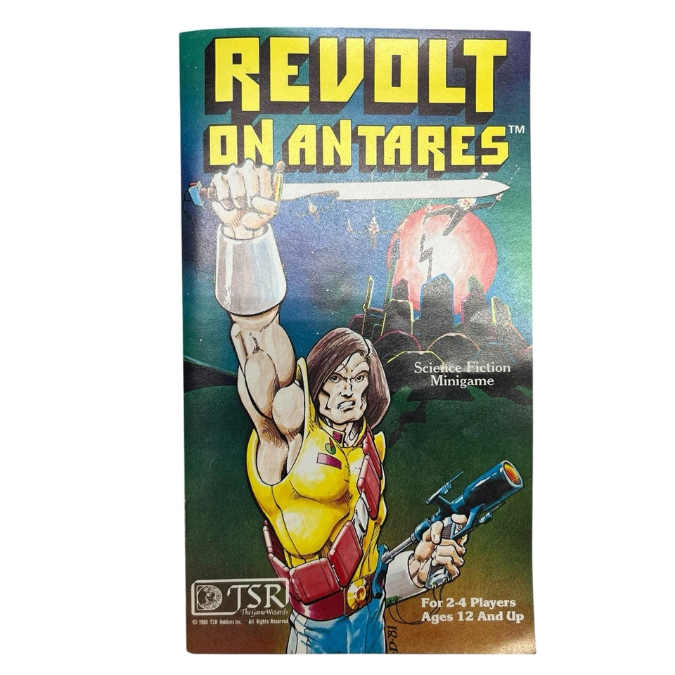 Vintage TSR 1981 Revolt on Antares Science Fiction Mini-Game - Image 4 of 4