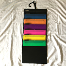 Pendaflex Hanging File Folder Letter Black PFX 52891 Rainbow Folders Plastic....