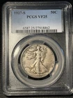 1927-s Walking Liberty Half Dollar PCGS VF25
