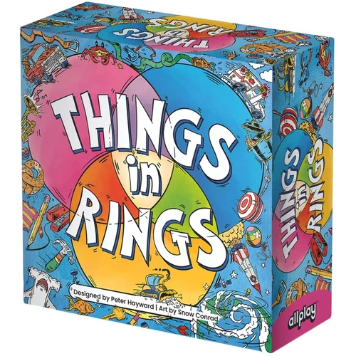 Things In Rings - Party Puzzle Gioco da Tavolo per Famiglia, Adulti e Bambini (2-6