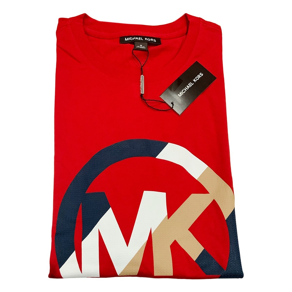 NWT MICHAEL KORS MSRP $56.99 MEN'S RED CREW NECK SHORT SLEEVE T-SHIRT SIZE L 2XL thumbnail 6