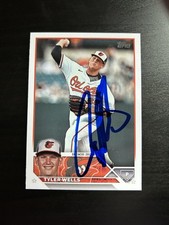 Tyler Wells Signed 2023 Topps Series 1 Card Baltimore Orioles #151 Auto