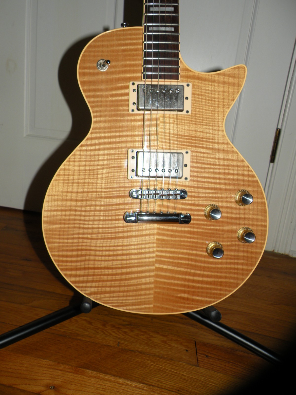 1992 Guild Bluesbird Electric Guitar Natural Flame Top Factory Duncans W / OHSC