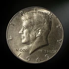 1969-D Kennedy Half Dollar G/VG+ 40% Silver Denver Mint