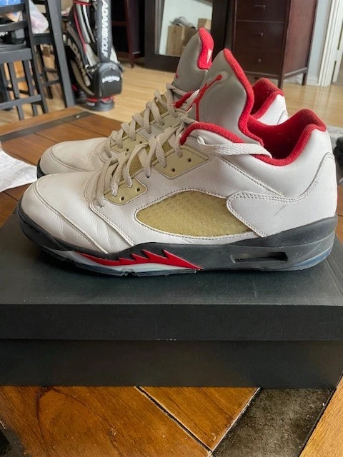 Preços baixos em Jordan 5 Golf Low Fire Red | eBay
