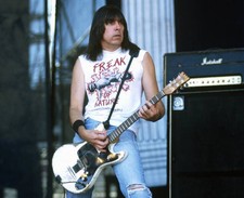 Johnny Ramone of Ramones at Lollapalooza at Spartan Stadium on Au- 1990s Photo